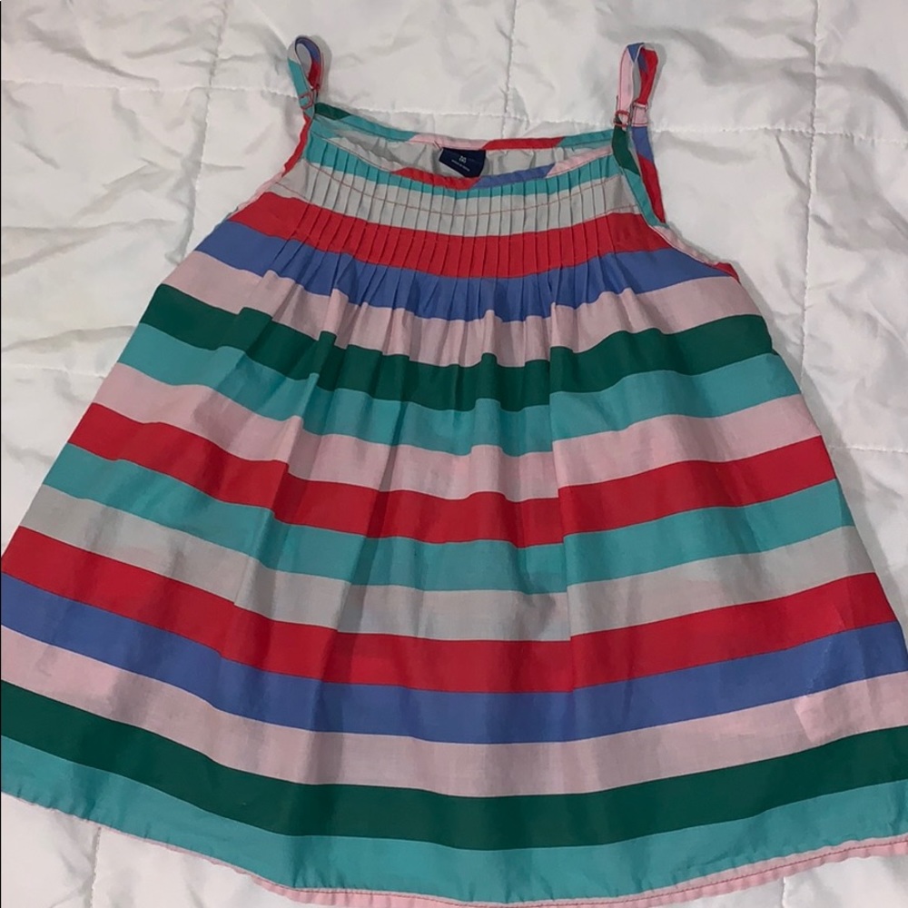 Stripped girls sleeveless top